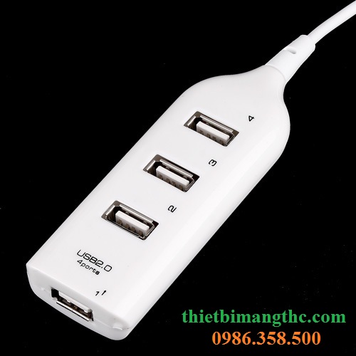 Bộ chia cổng USB 2.0 Hub 1 ra 4 cổng đa năng